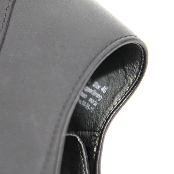 Dansko Platform Clogs Women Chunky Shoes Black Leather Slip on EU 40 - Picture 10 of 10